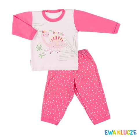 EWA 844736 LITTLE MOON Piżama DZIEW róż 98