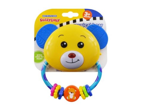 ICOM 7153210 Grzechotka na baterie Miś ze światłem i dźwiękiem