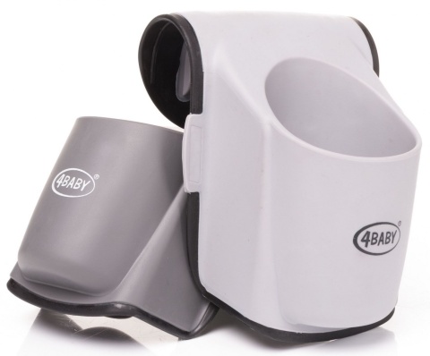 4BABY cup holder Uchwyt na kubek do fotelików samochodowych dark grey