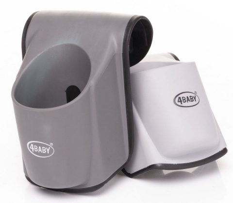 4BABY cup holder Uchwyt na kubek do fotelików samochodowych light grey