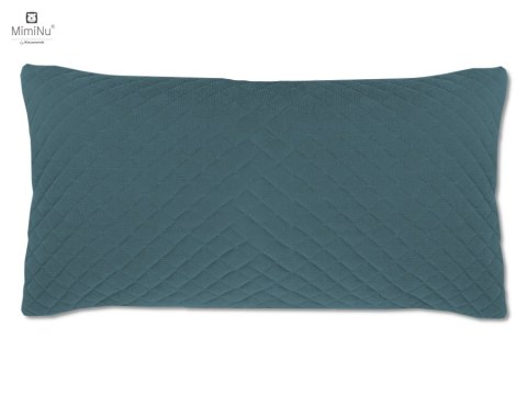 KIECZMERSKI Poduszka z poszewką VELVET pikowana 40x40/30x60 niebieska, łosoś PROMOCJA!