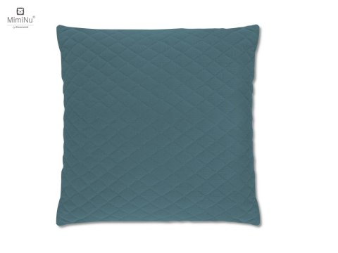 KIECZMERSKI Poduszka z poszewką VELVET pikowana 40x40/30x60 niebieska, łosoś PROMOCJA!