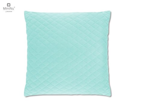 KIECZMERSKI Poduszka z poszewką VELVET pikowana 40x40/30x60 niebieska, łosoś PROMOCJA!