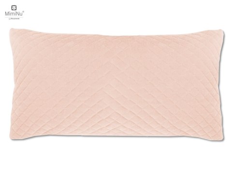 KIECZMERSKI Poduszka z poszewką VELVET pikowana 40x40/30x60 niebieska, łosoś PROMOCJA!