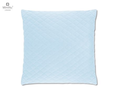 KIECZMERSKI Poduszka z poszewką VELVET pikowana 40x40/30x60 niebieska, łosoś PROMOCJA!