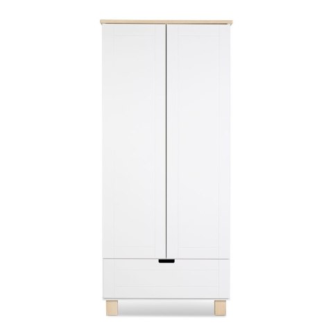 KLUPŚ Szafa dwudrzwiowa IWO biały-sosna