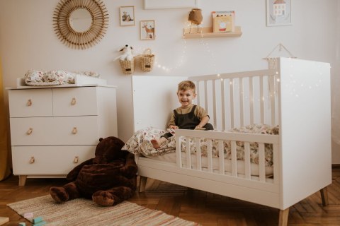 KLUPŚ Szafa dwudrzwiowa NOAH biały-dąb