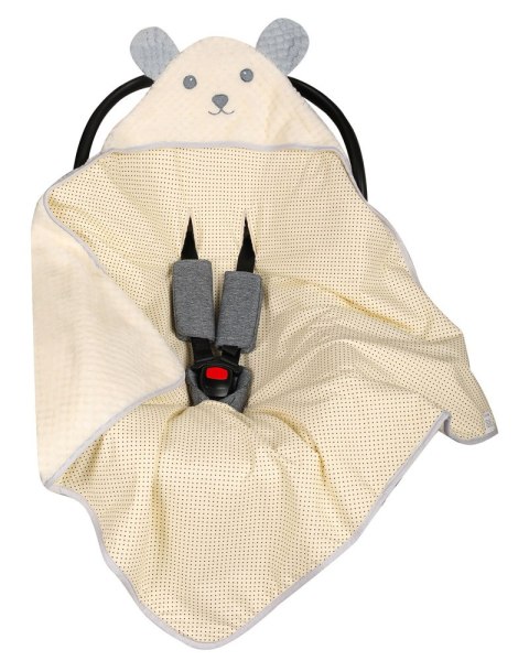 DUET BABY 699 Kocyk zawijak do fotelika ANIMALS