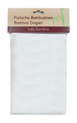 MARINI 701 Pielucha bambusowa biała 1szt 90x90 BABY BAMBOO