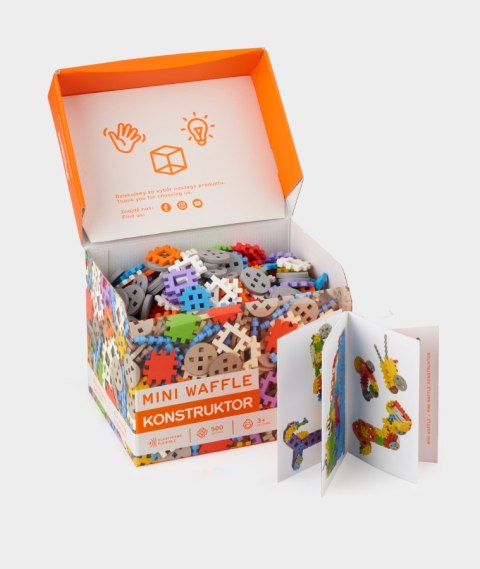 MARIOINEX 902288 Klocki waffle mini 500 szt Konstruktor