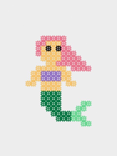 MARIOINEX 903476 Klocki micro waffle 150 szt Syrenka