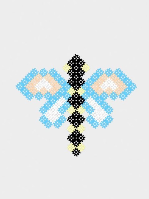 MARIOINEX 903490 Klocki micro waffle 150szt. Ważka