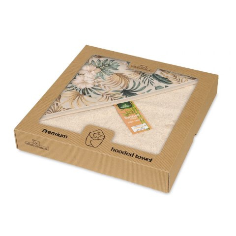 MATEX Okrycie kąpielowe BAMBOO DESIGN 100x100 [TB0418_16] beżowy