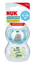 NUK 176250 Smoczek 6-18m HELLO ADVENTURE silikonowy 2szt