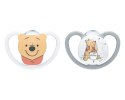 NUK 739654 Smoczek 18-36 SPACE silikon 2 szt Winnie the Pooh