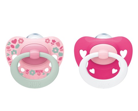 NUK 739696 Smoczek 18-36m SIGNATURE niebieski 2szt. 528140