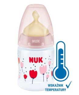 NUK 743876 Butelka FC+ PP 150 ml z wskaźnikiem temperatury smoczek lateksowy 0-6 m-cy M