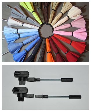 PIOTREX Parasolka do wózka mix kolorów (zielona,niebieska,pomarańczowa,grafitowa)