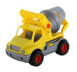 POLESIE 0797 ConsTruck Samochód - betoniarka żółty (w siatce)