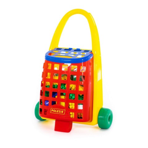 POLESIE 44372 Ciekawa taczka+klocki Budowniczy 101el.