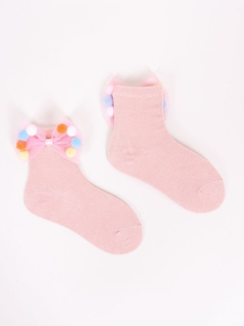 SCORPIO SKA-0092G Skarpety dziewczęce z kokardą 31/34