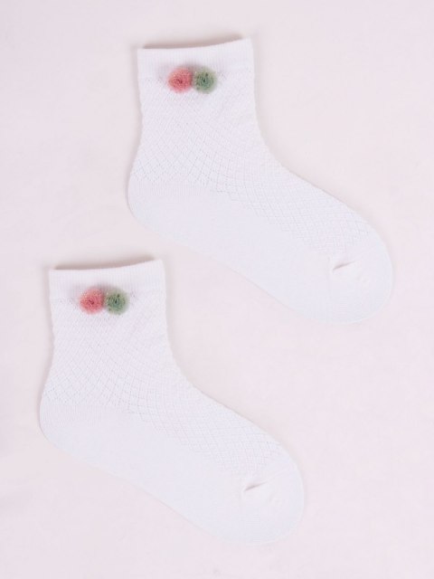 SCORPIO SKC/3D-AP Skarpety dziewczęce z aplikacją model 11 20-22