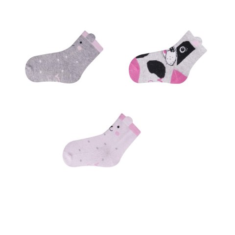 SCORPIO SKC/3D-EA Skarpety z elem.3D USZY girl 17-19