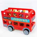 TOOKY TOY TL152A Drewniana zabawka autobus London Bus