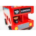 TOOKY TOY TL152A Drewniana zabawka autobus London Bus