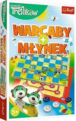 TREFL 01920 Gra Warcaby/Młynek Trefliki*