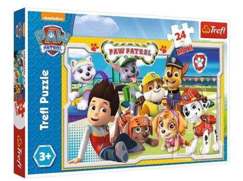 TREFL 14287 Puzzle 24 MAXI Wesoła drużyna / Viacom Paw Patrol