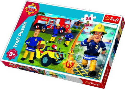 TREFL 14290 Puzzle 24 MAXI Dzielny Strażak Sam 3+*