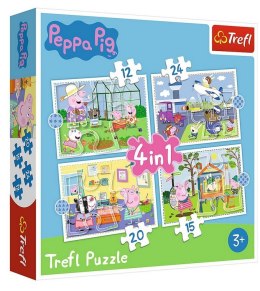 TREFL 34359 Puzzle 4w1 Wspomnienie z wakacji