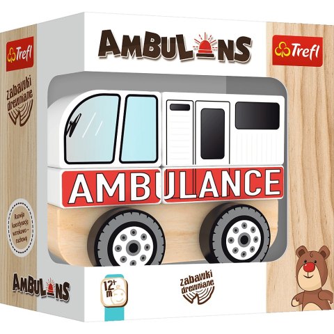 TREFL 61000 Zabawka drewniana Ambulans*