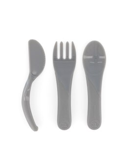TWISTSHAKE 78204 Sztućce Learn Cutlery 6+m Pastel Grey