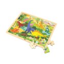 Viga 44584 Puzzle na podkładce 48 el. poznajemy dinozaury