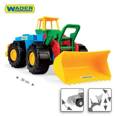 WADER 35100 Color Cars - Ładowarka 36cm