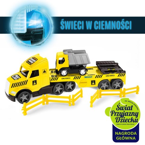 WADER 36420 Magic Truck Technic laweta ze spychaczem