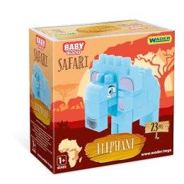 WADER 41502 Baby Blocks Safari klocki słoń