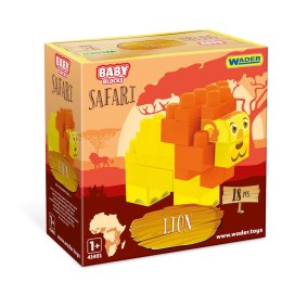 WADER 41503 Baby Blocks Safari klocki lew