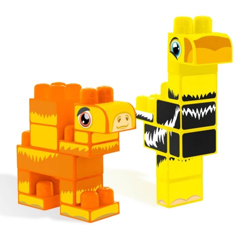 WADER 41504 Baby Blocks Safari klocki struś i wielbłąd