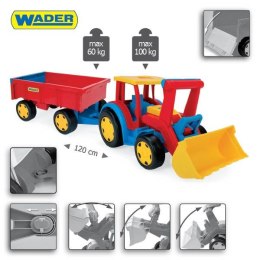 WADER 66300 Gigant - Traktor Ładowarka z Przyczepą