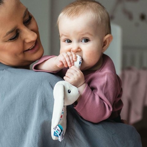 WHISBEAR Grzechotka Króliczek Felcia kremowy