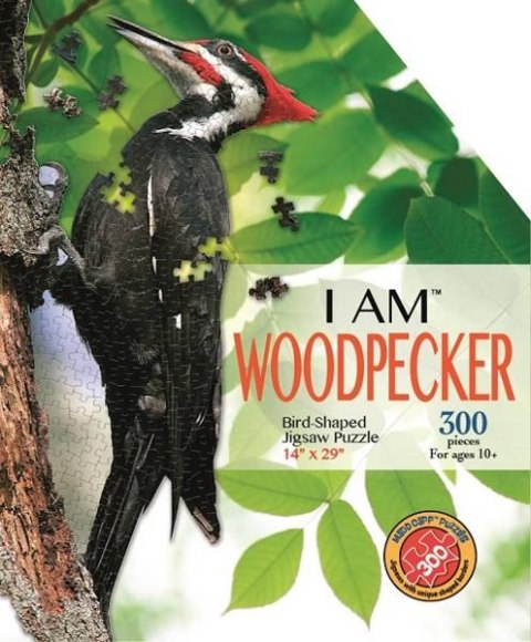 MADD CAPP, Puzzle konturowe I AM - Dzięcioł 300 elem.