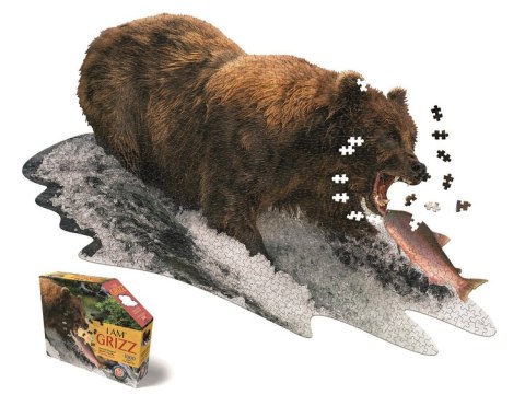 MADD CAPP, Puzzle konturowe I AM - Grizzly 1000 elem.
