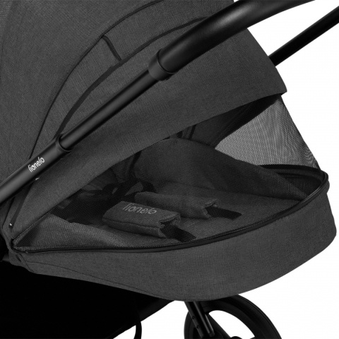 MIKA 2w1 Lionelo Wózek wielofunkcyjny - Grey Graphite