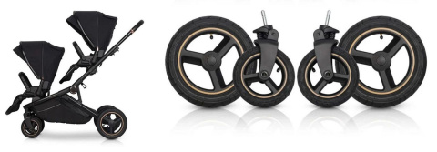 CAVOE AVECT koła pompowane terenowe, komplet 4 kół - Meteorite / Taupe