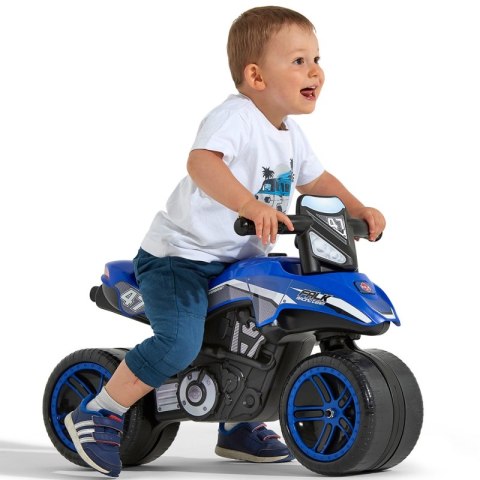 FALK Jeździk Racing Niebieski Szerokie Koła od 2 Lat