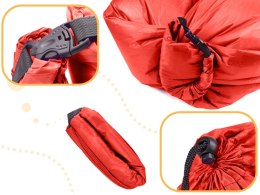 SOFA materac łóżko leżak na powietrze czerwony 230x70cm
