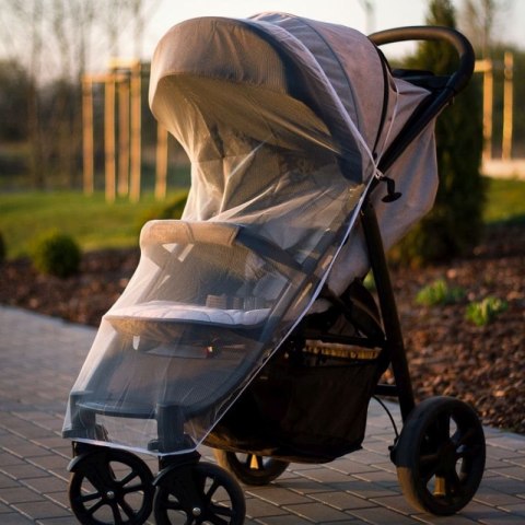 Moskitiera do wózka biała AKUKU